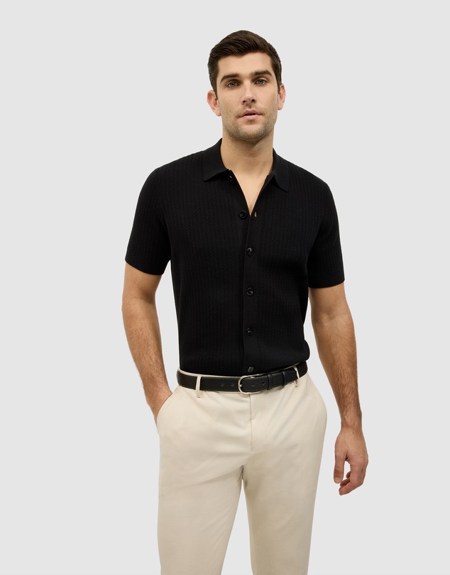 Politix - Textured Button-through Knit