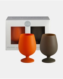porter green - stemm | silicone unbreakable wine glasses