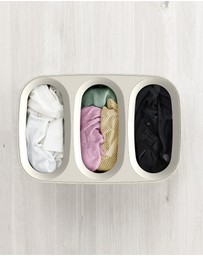 Joseph Joseph - Tota Trio 90L Laundry Separation Basket (Ecru)