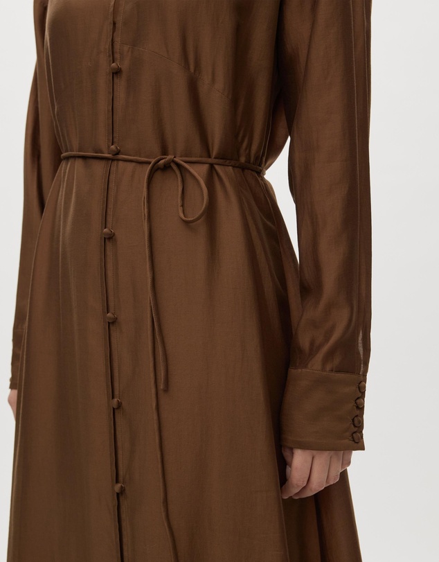 Revibe - Repaired Minima Esenciales Paloma Maxi Shirt Dress - AU 8