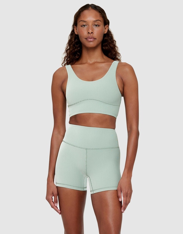 Zulu & Zephyr - Stripe Rib Crop Top