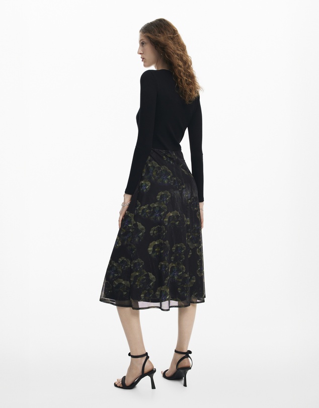 Desigual - Midi dress combined M Christian Lacroix