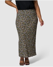 Something 4 Olivia - Emily Printed Midi Skirt