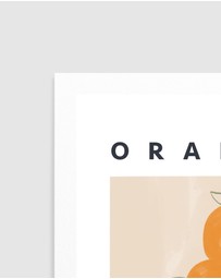 Olive et Oriel - Oranges by Ivy Green Illustrations Art Print