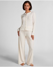 Hunkemoller - Long Sleeve Brushed Rib Jersey Cardigan