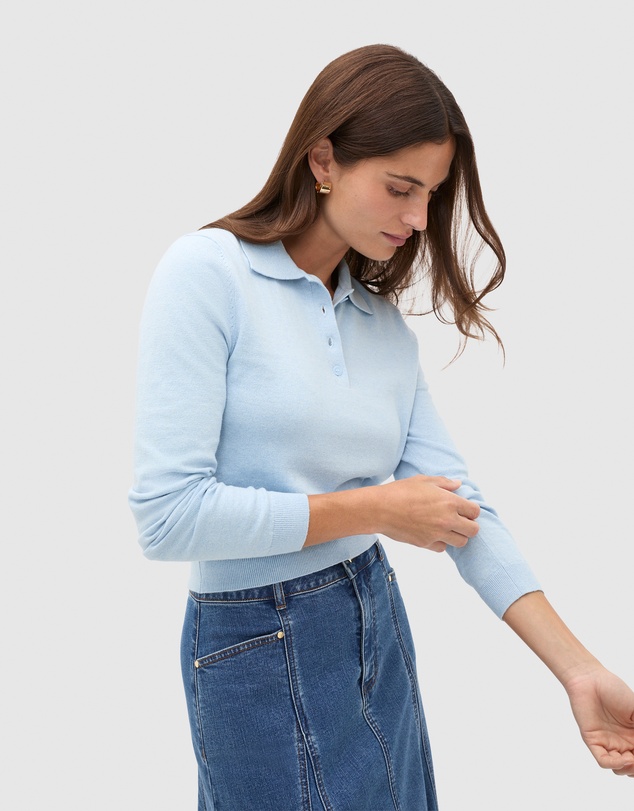 Seed Heritage - Cotton Blend Polo Knit