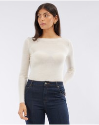 Amelius - Ellie Merino Knit Boat Neck