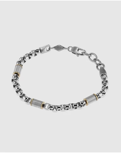 Fossil - Fossil Jewelry Two Tone Bracelet JF04138998