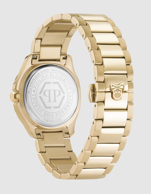 Philipp Plein - The $Pectre Lady - 38mm Gold-Tone Analogue