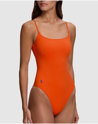 Polo Ralph Lauren - Kennedy Spaghetti Strap One-Piece Swimsuit