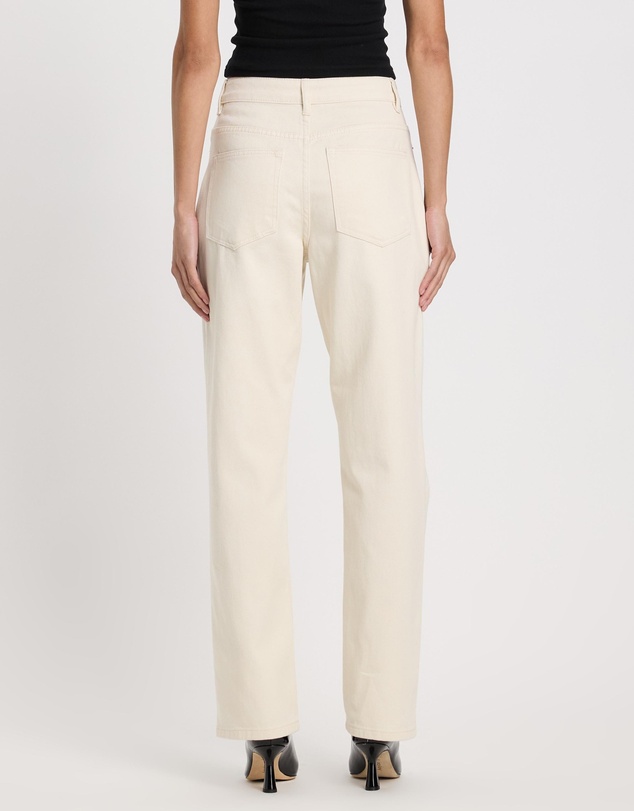 Revibe - Repaired Minima Esenciales High Rise Straight Leg Jeans - AU 12
