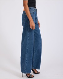 ONE TEASPOON - Rosewood Jackson Mid Waist Wide Leg Jeans
