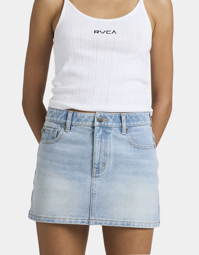 RVCA - Womens Denim Mini Skirt
