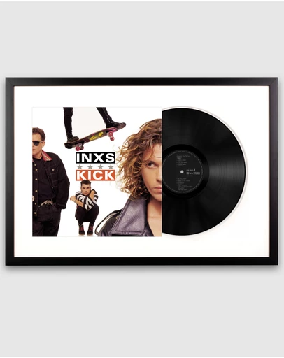 iWorld - Framed INXS Kick - Vinyl Album Art