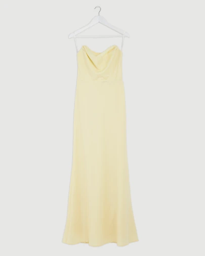 Revibe - Repaired CHANCERY Jada Strapless Corset Maxi Dress - AU 10