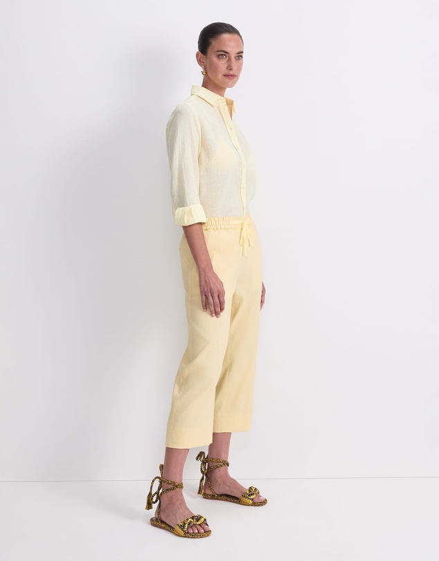 Sportscraft - Rosa Crop Linen Pant