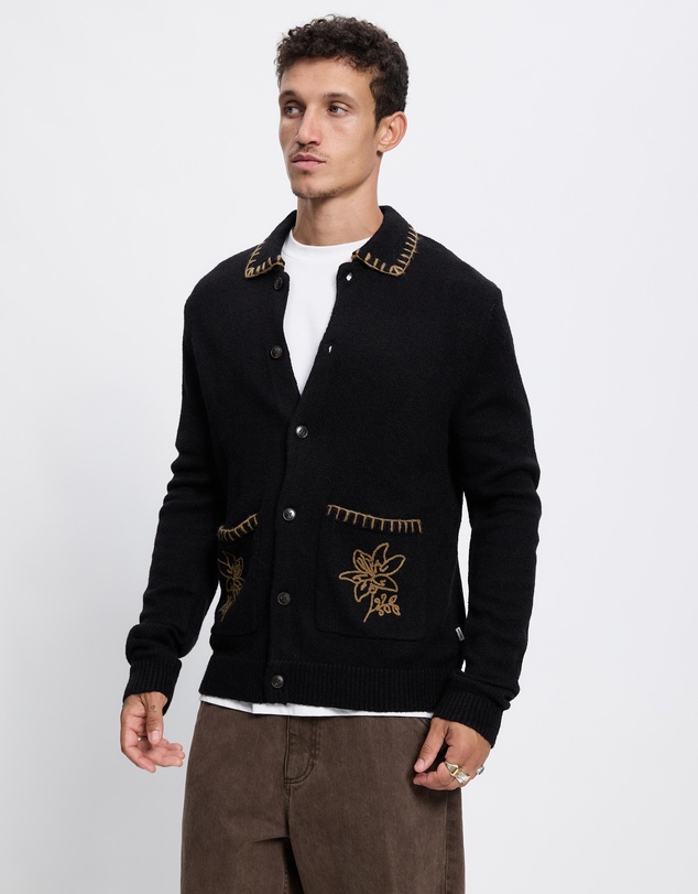 Rhythm - Whip Stitch Button Up Knit