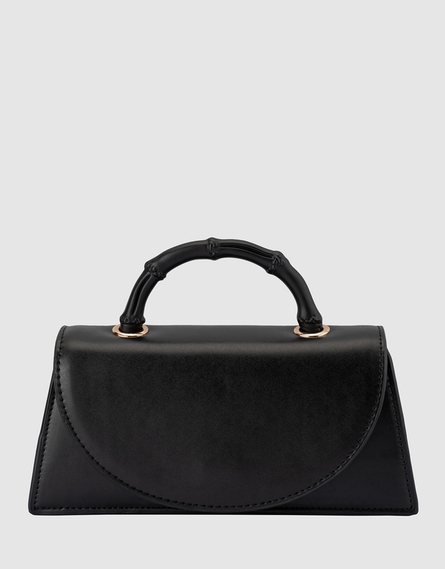 Olga Berg - Phoebe Bamboo Handle Bag