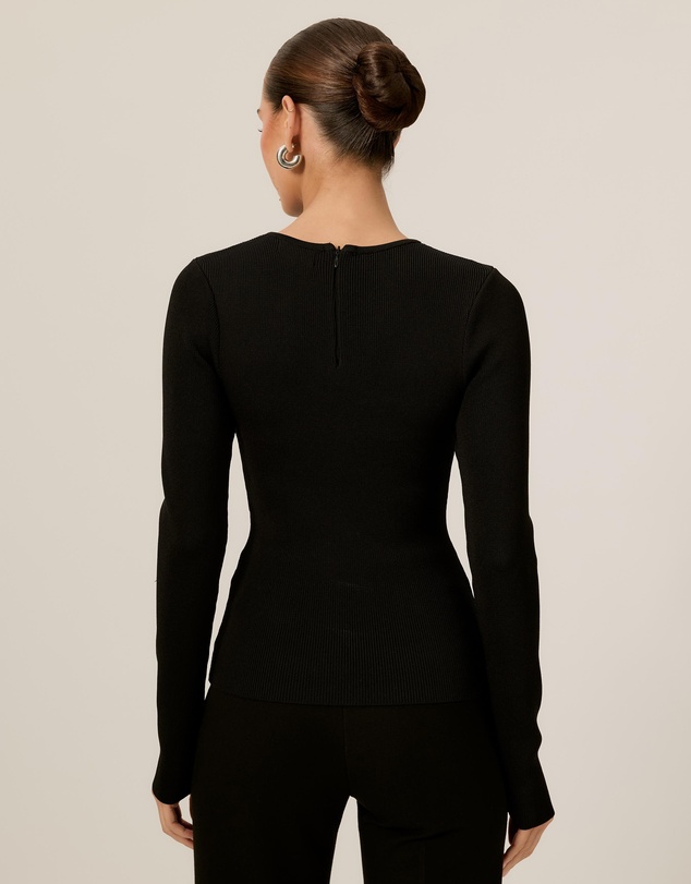 Tussah - Crew Neckline With Under Bust Seam Top