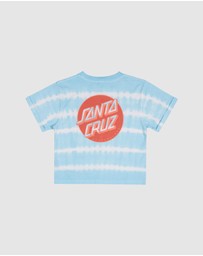 Santa Cruz - Other Dot Redux SS Crop Tee - Teens