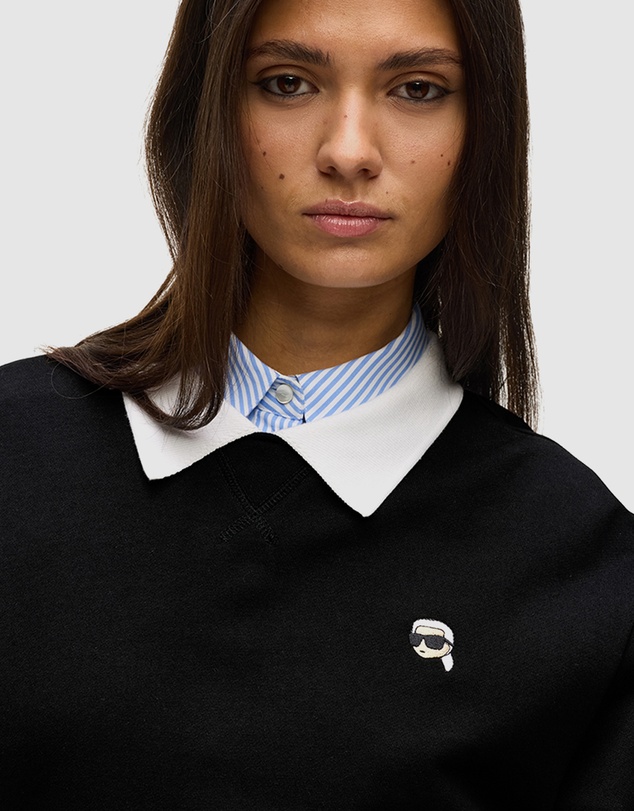 Karl Lagerfeld - Ikon Collar Sweatshirt