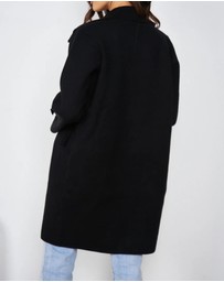 Esther & Co - Fireplace Coat - Black