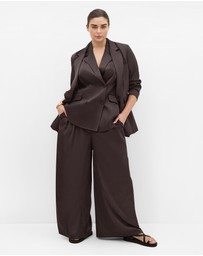 City Chic - Rylie Satin Palazzo Pant