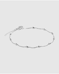 Najo - Cassiopeia Silver Anklet  (23cm+ext)