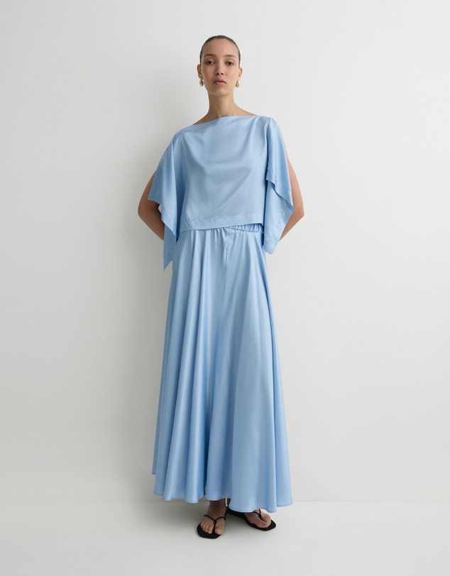 BONDI BORN - Como Waterfall Top - Sky Blue