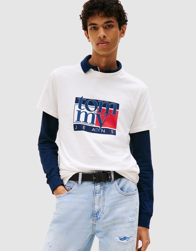 Tommy Jeans - Flag Graphic Slim T-Shirt