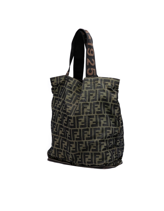 Pre-Loved by Azura Reborn - Pre-Loved Zucca Canvas and Nylon Foldable Tote