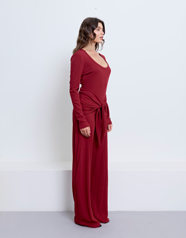 PFEIFFER - Biscayne Jumpsuit Sangria