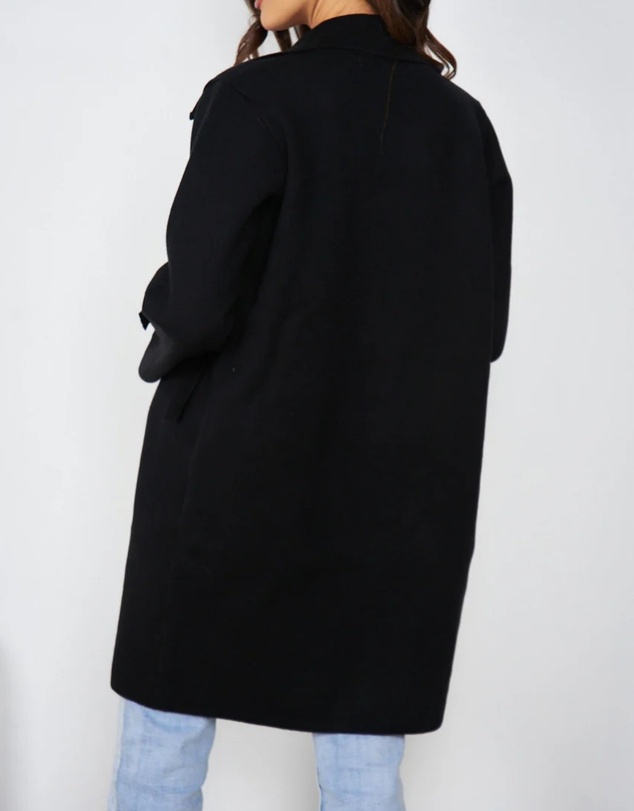 Esther & Co - Fireplace Coat - Black
