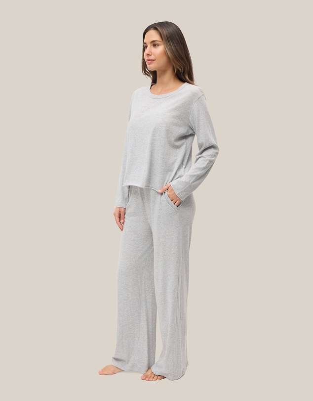 Papinelle - Jada Organic Cotton Boxy Long Sleeve Tee