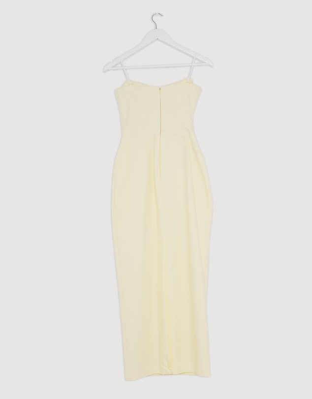 Revibe - Repaired Shona Joy Lani Strapless Corset Maxi Dress - AU 8