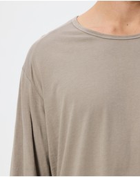 Surrounded By Ghosts - Stannite Relaxed Cotton Long T-Shirt