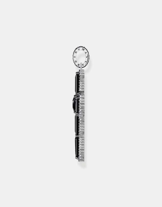 THOMAS SABO - Cross pendant with black zirconia