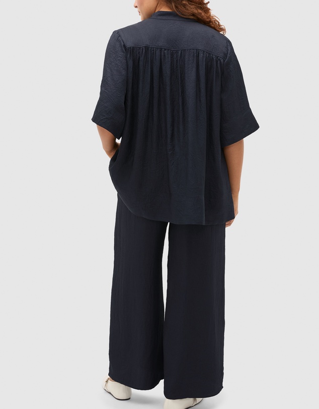Seed Heritage - Textured Satin Blouse