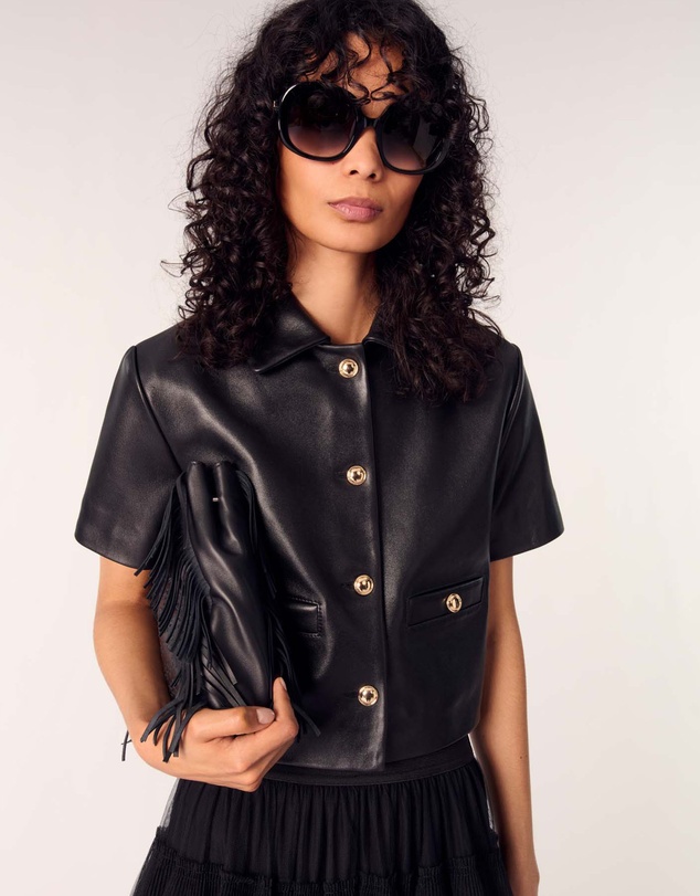 Maje - Valdom Leather Blazer