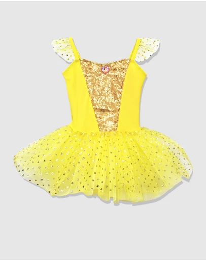 Disney Princess by Pink Poppy - Disney Princess Belle Sparkling Tutu Dress