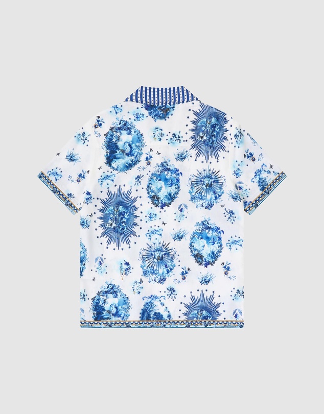 Camilla - Short Sleeve Camp Collared Shirt - Kids