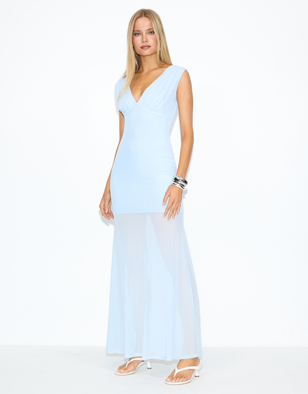 Dazie - Into You Mesh Maxi Dress
