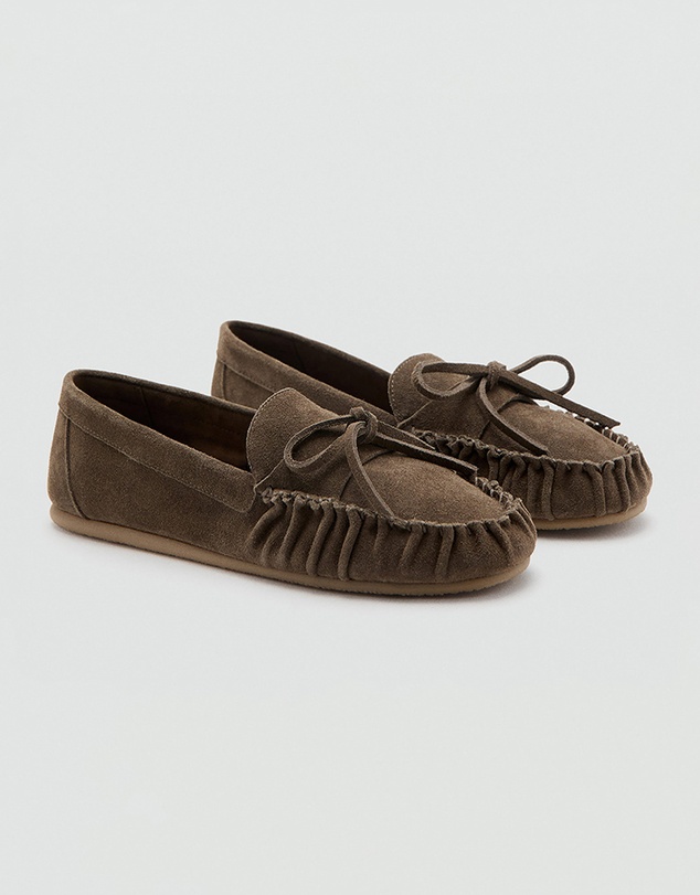 M.N.G - Suede Moccasin