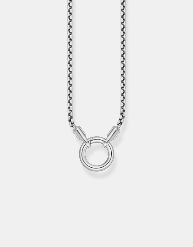 THOMAS SABO - THOMAS SABO Fine Venetian chain in blackened 925 silver