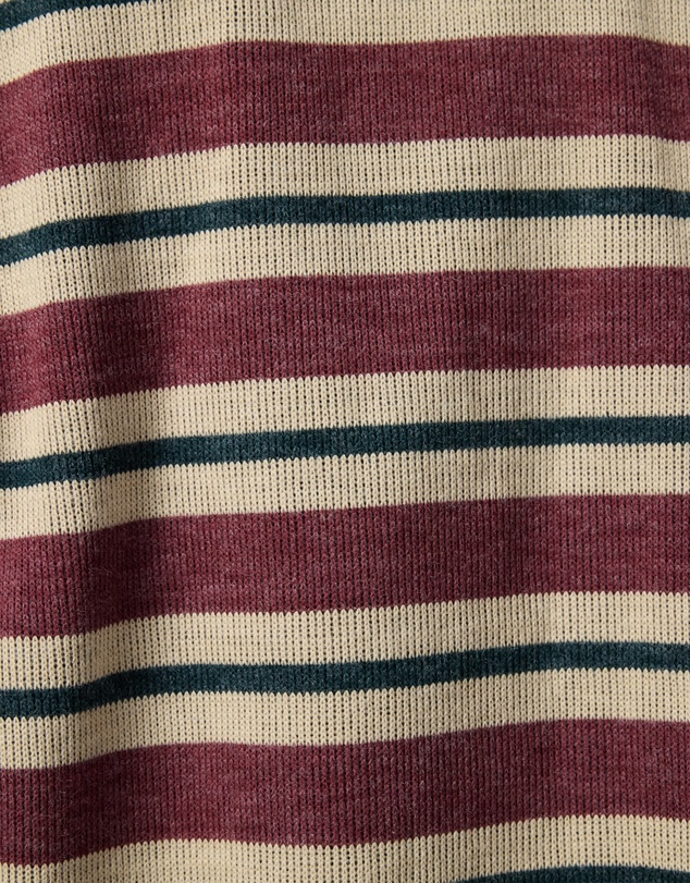 adidas Originals - Striped Knitted Polo Top