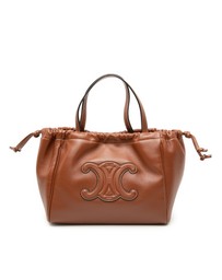 Pre-Loved by Azura Reborn - Pre-Loved Small Calfskin Cuir Triomphe Cabas Drawstring Satchel