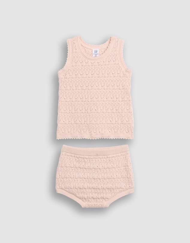 GAP - SL Crochet SWT Tank Set - Babies