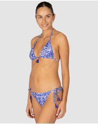 Baku Swimwear - Havana Ruched Slide Triangle Bikini Bra Top