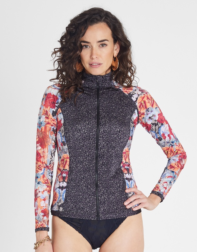 Aqua Blu Australia - Gardenia Hayley Rash Guard