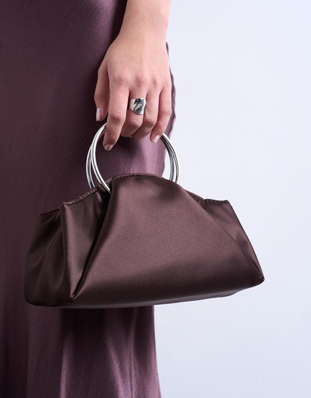 TOPSHOP - Ginny Metal Handle Grab Bag